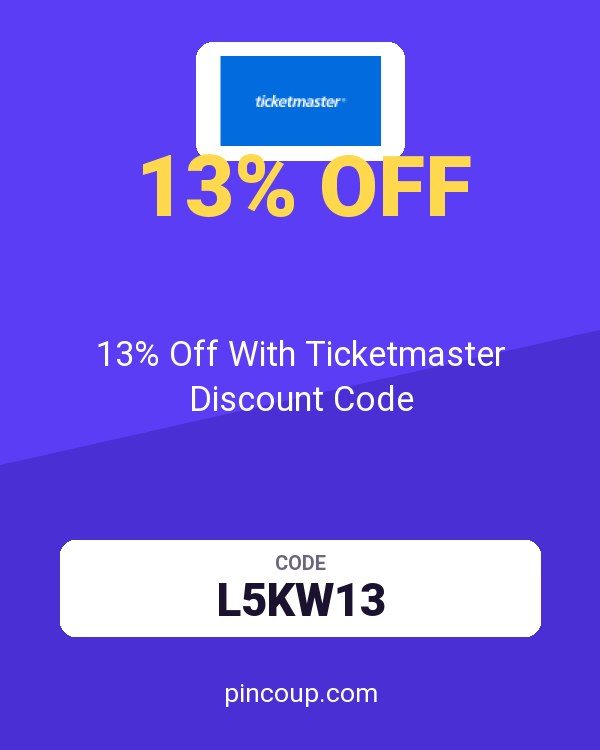 13% Off With Ticketmaster Discount Code