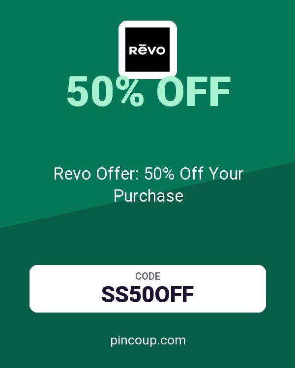 Revo Offer: 50% Off Your Purchase