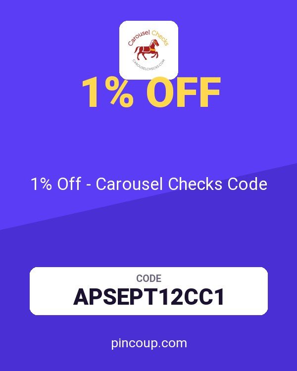 1% Off - Carousel Checks Code