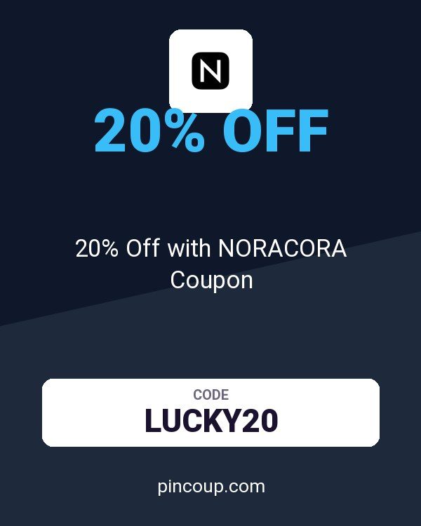 20% Off with NORACORA Coupon
