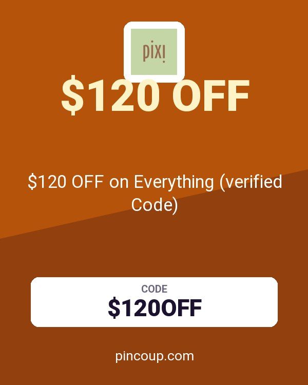 Pixi Beauty coupon: $120 OFF on Everything (verified Code)