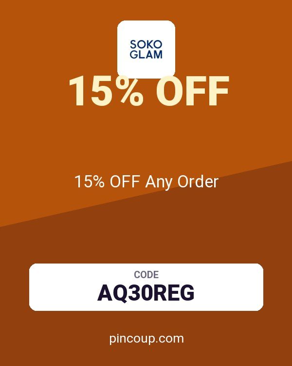 Soko Glam coupon: 15% OFF Any Order