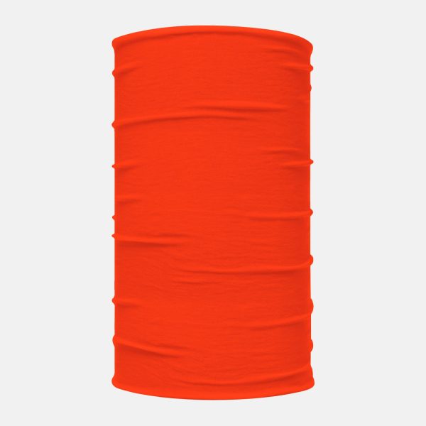 Bright Orange Neck Gaiter at SLEEFS