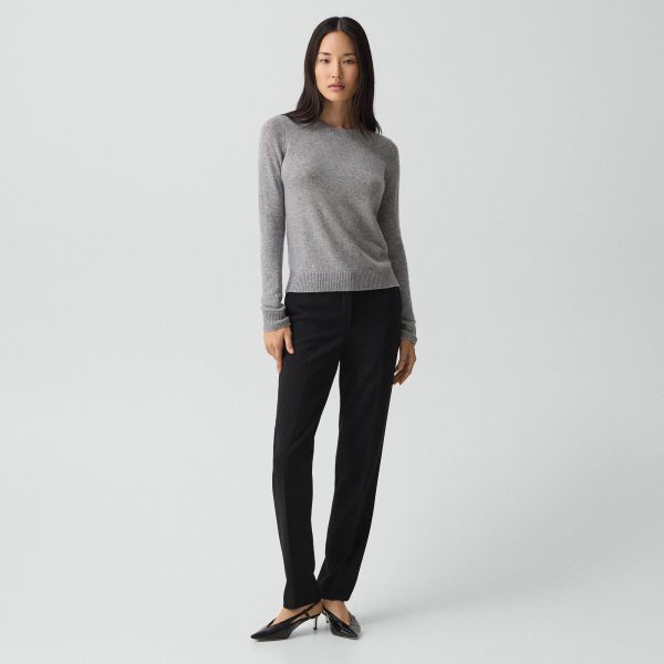Treeca Full Length Pant in Admiral Crepe at Theory