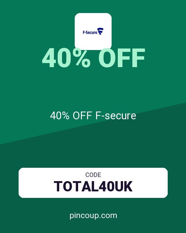 F-Secure | Internet Security & VPN coupon: 40% OFF F-secure