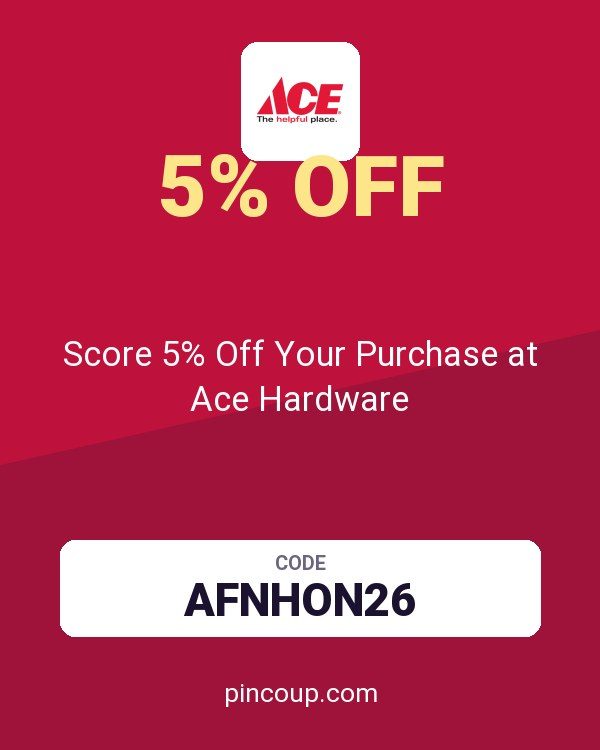 Score 5% Off Your Purchase at Ace Hardware