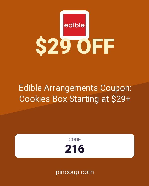 Edible Arrangements Coupon: Cookies Box Starting at $29+