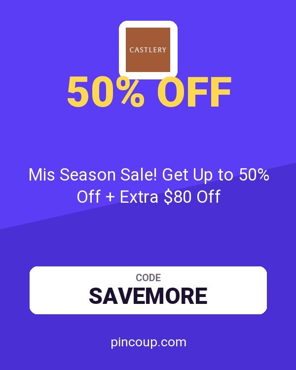 Castlery coupon: Mis Season Sale! Get Up to 50% Off + Extra $80 Off