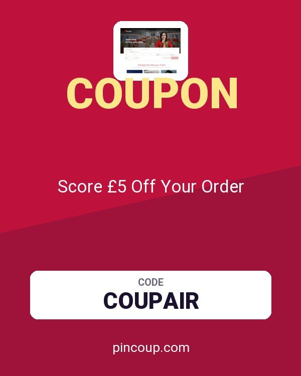 Air India coupon: Score £5 Off Your Order