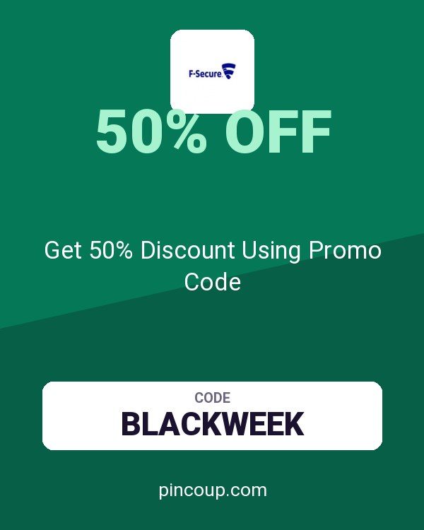 F-Secure | Internet Security & VPN coupon: Get 50% Discount Using Promo Code