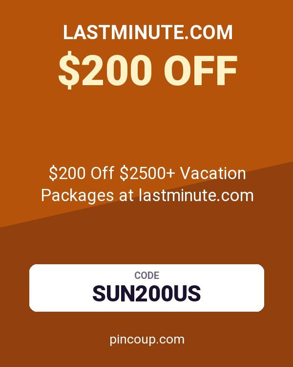 $200 Off $2500+ Vacation Packages at lastminute.com