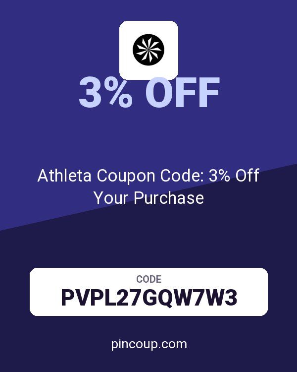Athleta Coupon Code: 3% Off Your Purchase
