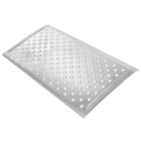 16" EZ-Traction Entry Ramp 600 lb. Capacity, 2.625" Rise - Aluminum Wheelchair Threshold Ramp by Silver Spring - TR3216 at Discount Ramps