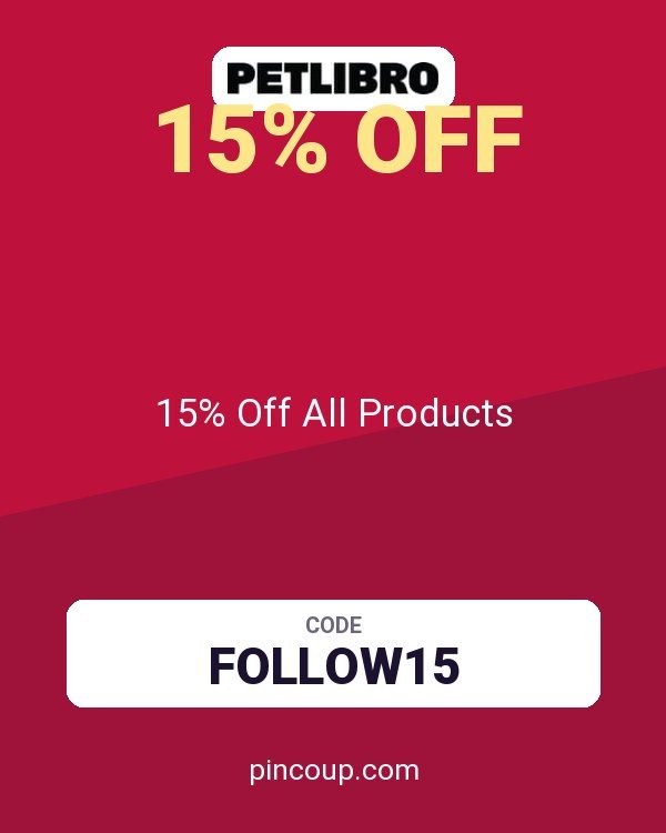 Petlibro coupon: 15% Off All Products