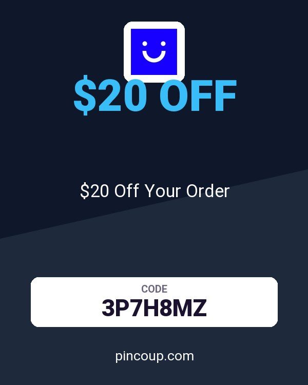 Visible coupon: $20 Off Your Order