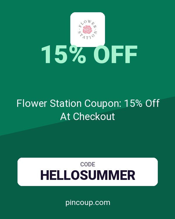 Flower Station Ltd: Flower Station Coupon: 15% Off At Checkout