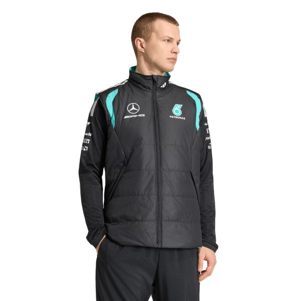 Mercedes AMG Petronas adidas F1 Team Mechanics Vest - Black at F1 Store