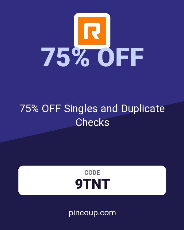 Ring Central: Business Cloud Phone System coupon: 75% OFF Singles and Duplicate Checks