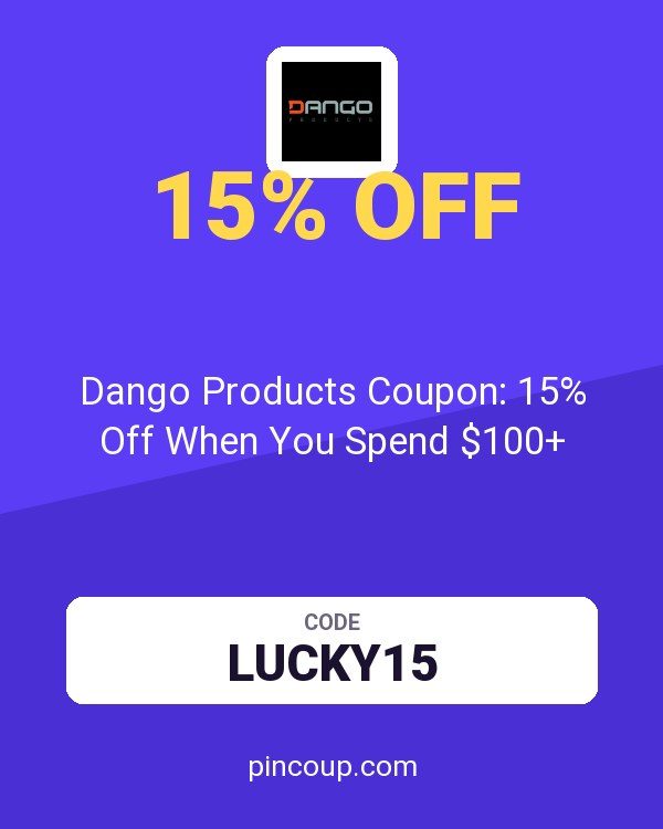 Dango Products Coupon: 15% Off When You Spend $100+