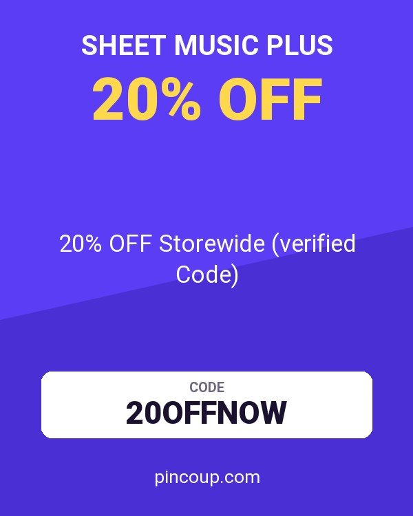 Sheet Music Plus coupon: 20% OFF Storewide (verified Code)