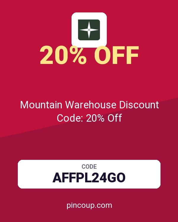 Mountain Warehouse Discount Code: 20% Off