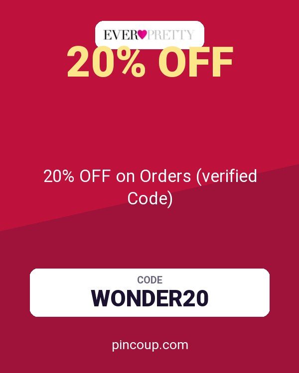 Ever-Pretty coupon: 20% OFF on Orders (verified Code)