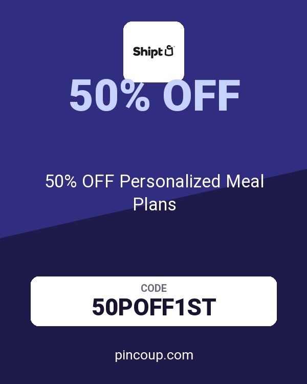 Shipt coupon: 50% OFF Personalized Meal Plans