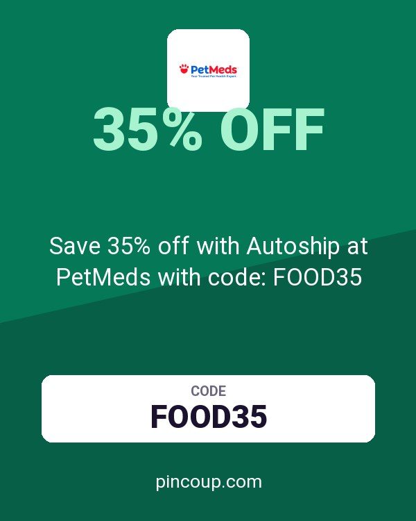 1800PetMeds coupon: Save 35% off with Autoship at PetMeds with code: FOOD35