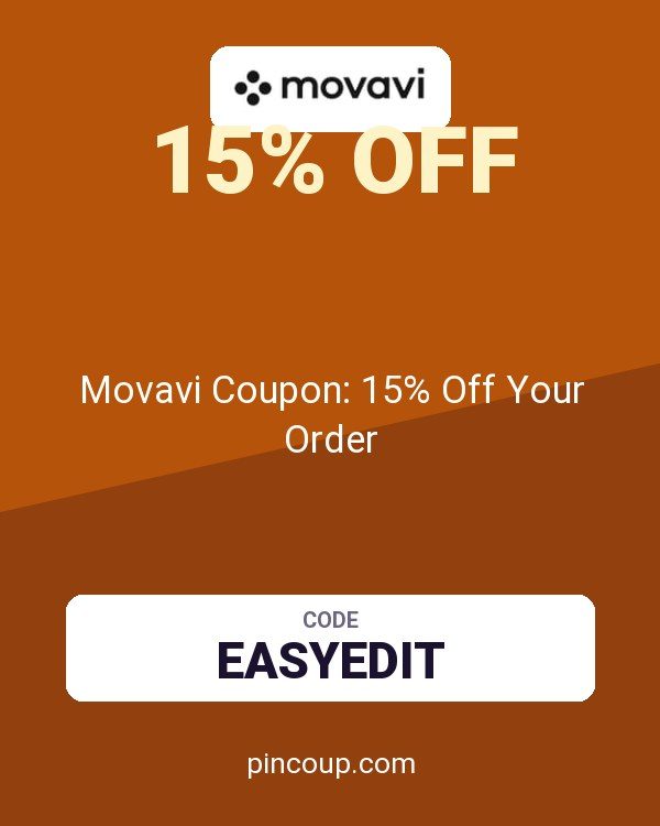 Movavi Coupon: 15% Off Your Order