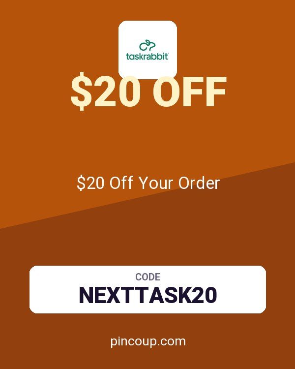 Taskrabbit North America coupon: $20 Off Your Order