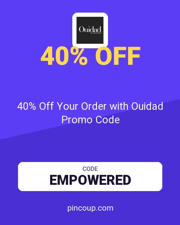 40% Off Your Order with Ouidad Promo Code