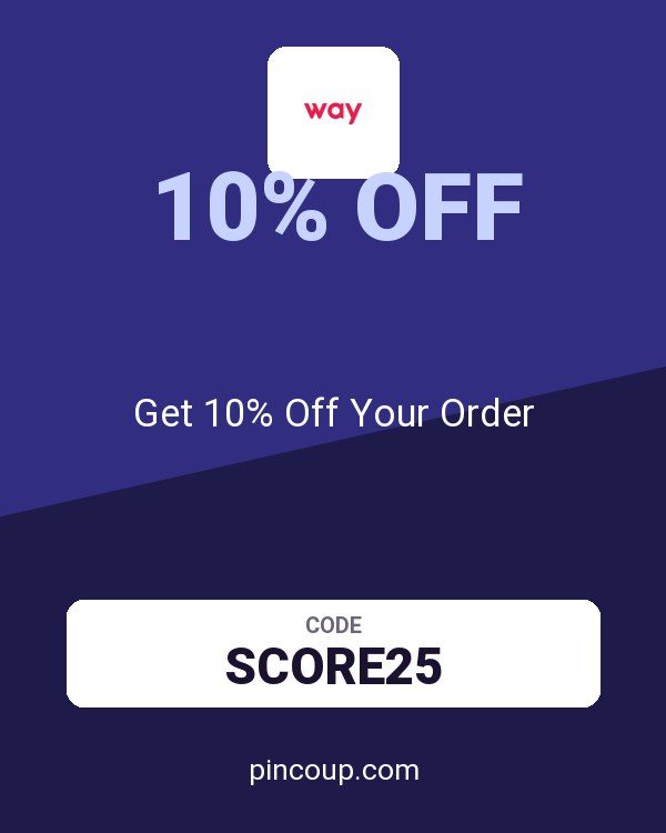 Way.com (US and CA) coupon: Get 10% Off Your Order