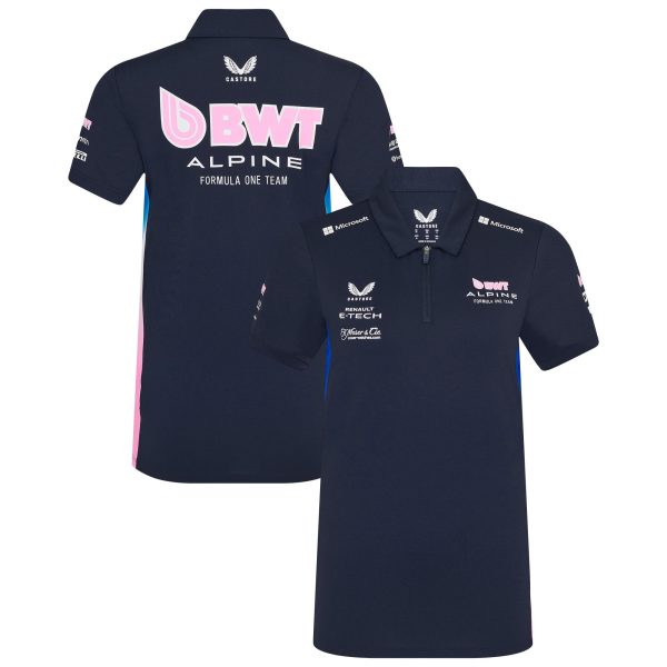 Alpine F1 Team 2025 Polo - Navy -Womens at F1 Store