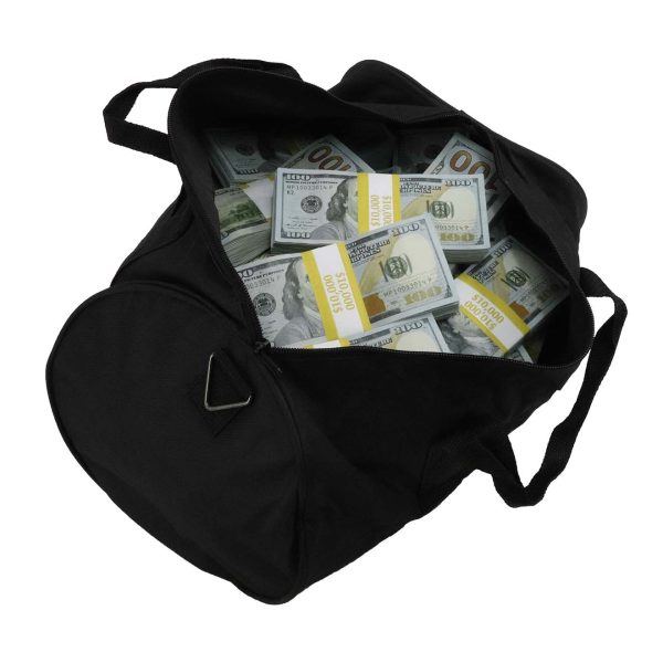 $500,000 RealAged® Full Print New Series Stacks & Duffel Bag at Prop Money Inc.