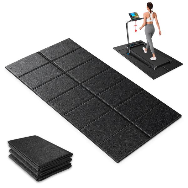 WELLFIT Foldable PVC, Higher Density Treadmill Mat at Wellfit Walking Pad&Treadmill