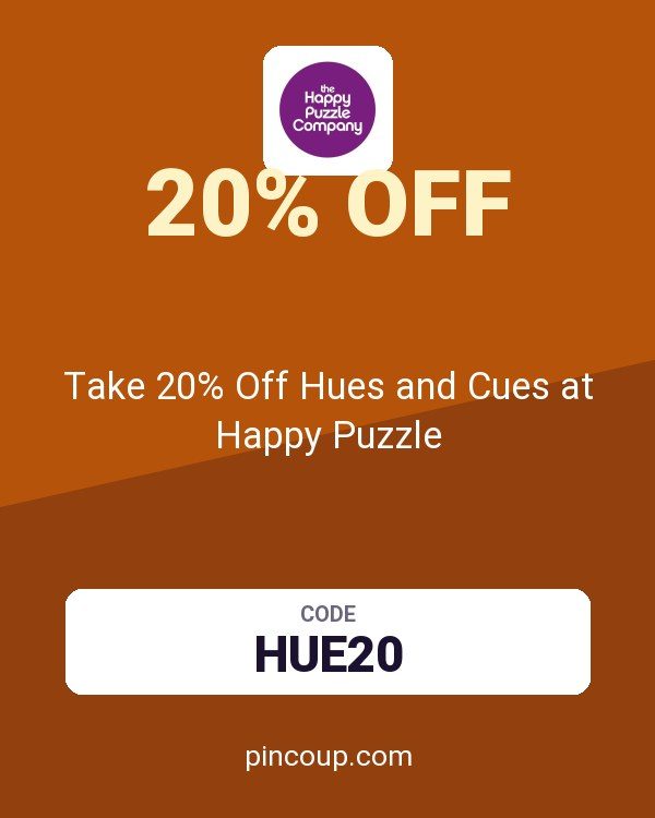 Take 20% Off Hues and Cues at Happy Puzzle