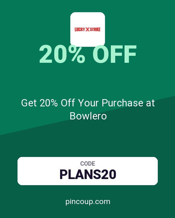 Lucky Strike coupon: Get 20% Off Your Purchase at Bowlero
