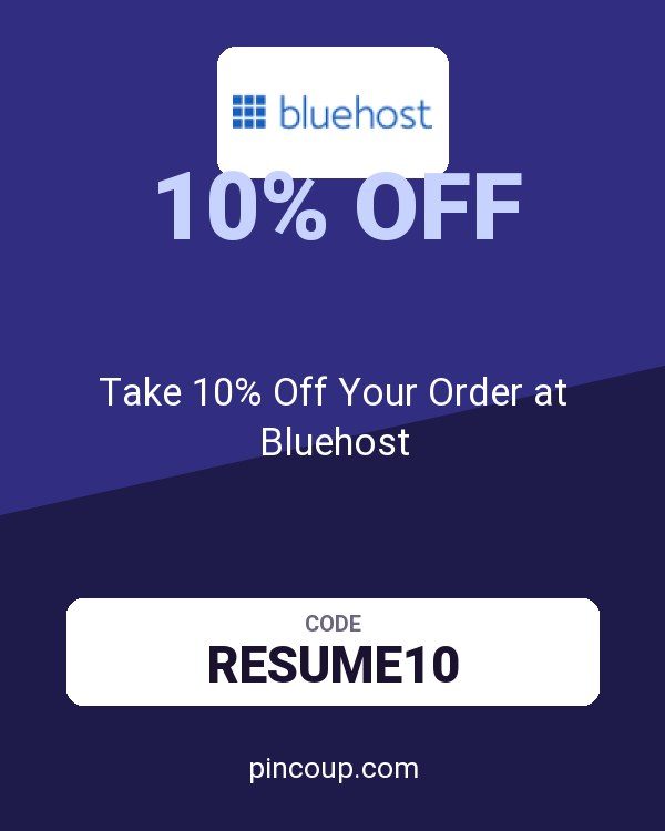 Take 10% Off Your Order at Bluehost