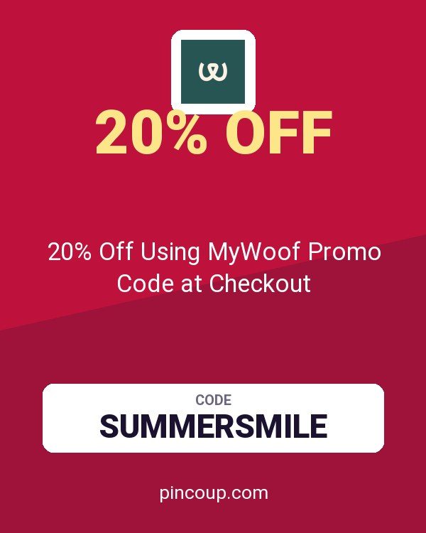20% Off Using MyWoof Promo Code at Checkout