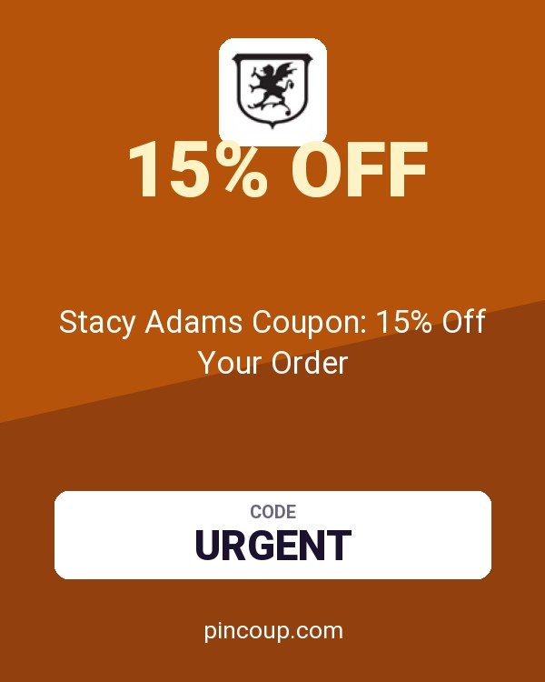 Stacy Adams Coupon: 15% Off Your Order