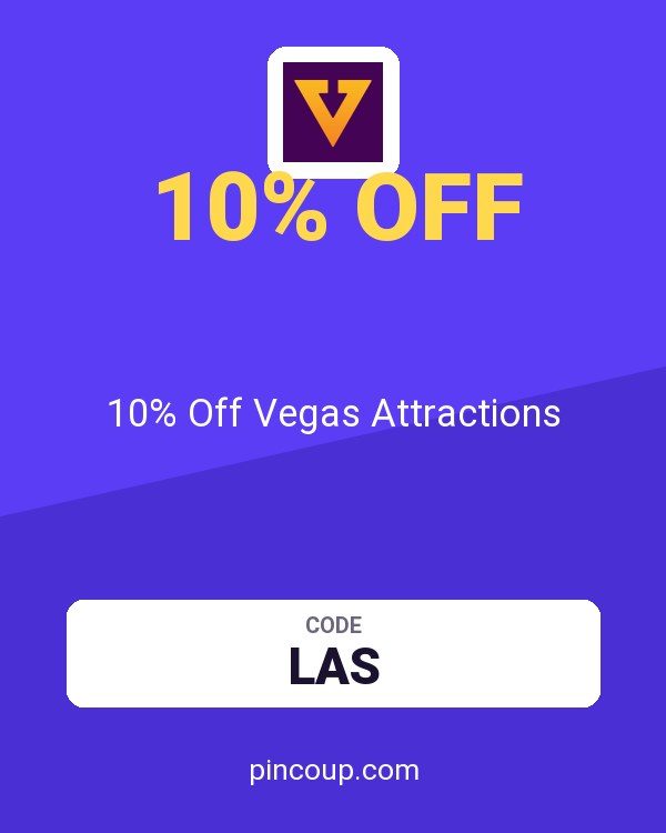 VEGAS.com coupon: 10% Off Vegas Attractions