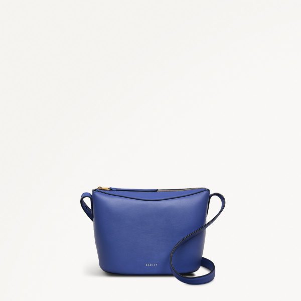 Yves Blue Small Zip-Top Crossbody The Kensal Collection SS25 Radley