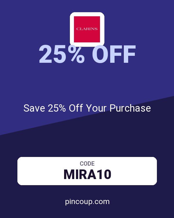 Clarins coupon: Save 25% Off Your Purchase