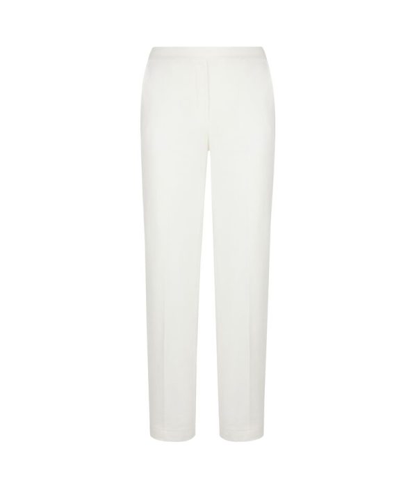 Falconeri Denim Jersey Pants Woman White Size XS