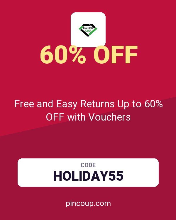 Diamond CBD coupon: Free and Easy Returns Up to 60% OFF with Vouchers