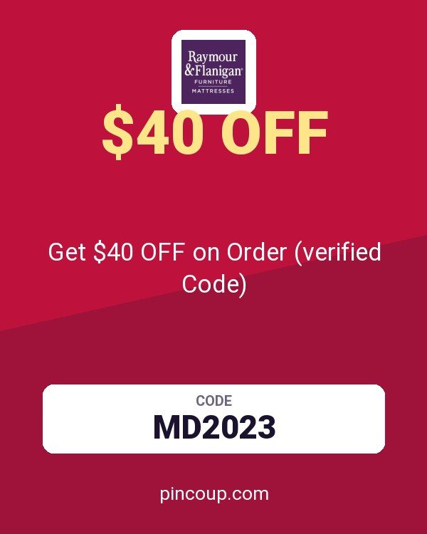 Raymour & Flanigan coupon: Get $40 OFF on Order (verified Code)