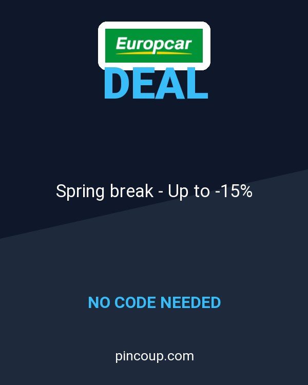 Europcar_AU NZ coupon: Spring break - Up to -15%