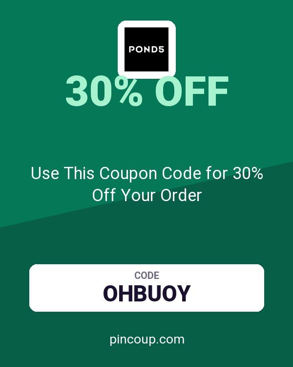 Pond5: Use This Coupon Code for 30% Off Your Order