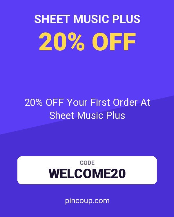 20% OFF Your First Order At Sheet Music Plus