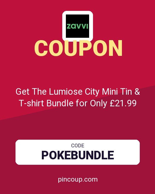 Zavvi coupon: Get The Lumiose City Mini Tin & T-shirt Bundle for Only £21.99